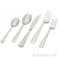 Lenox Pearl Platinum Stainless-Steel 5-Piece Place Setting Service for 1 - B000632XAQ